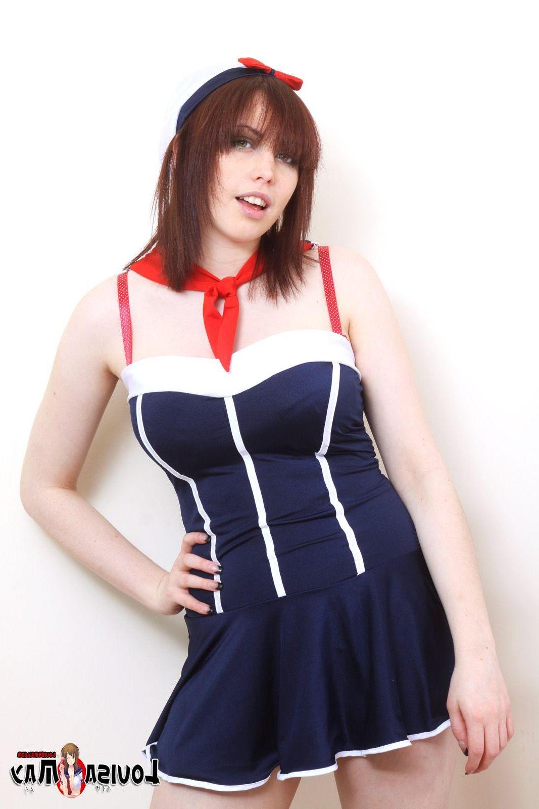16P Pictures of Louisa May giving you a hot anime fantasy