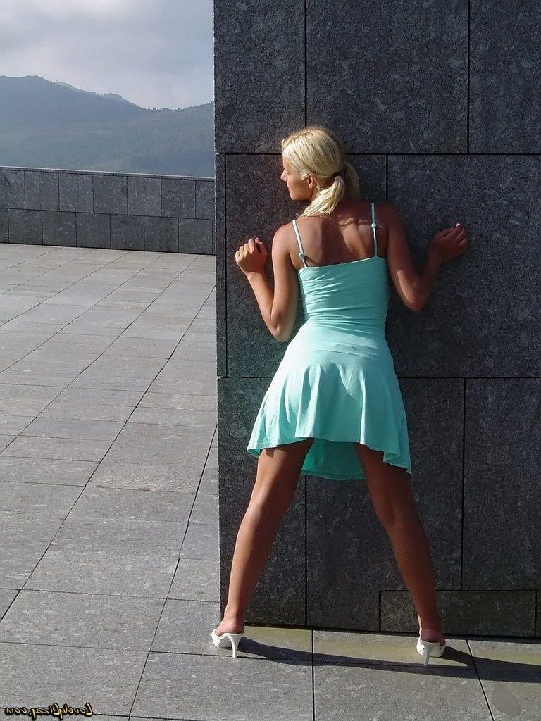 20P Pictures of teen girl Lovely Lizzy showing off her sexy ass