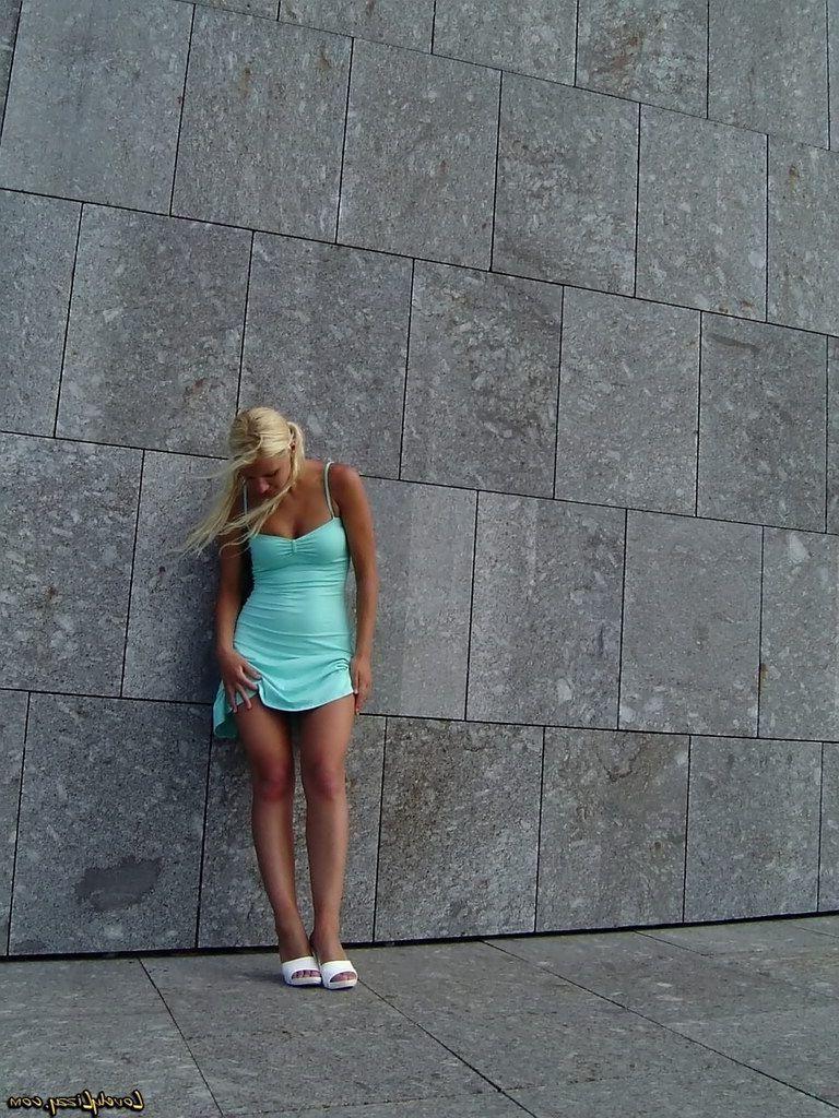 20P Pictures of teen girl Lovely Lizzy showing off her sexy ass