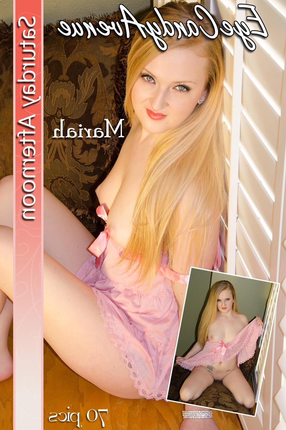 16P Pretty blonde girl Mariah takes it off in the soft sunlight
