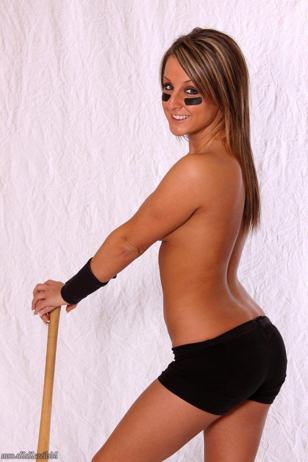 15P Pictures of teen star Melissa XoXo stepping up to the bat