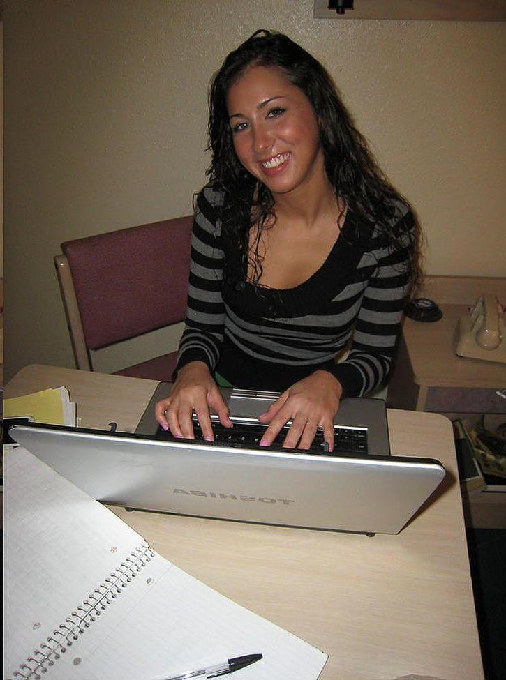 20P Pictures of teen model Pretty Marie getting naked in her hotel room