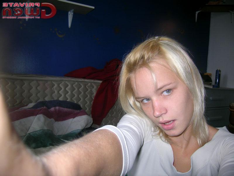 16P Self-shot pictures of Private Gwen in various places around her house
