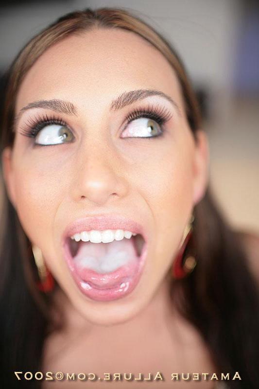 16P Fashion model fucked swallows cock