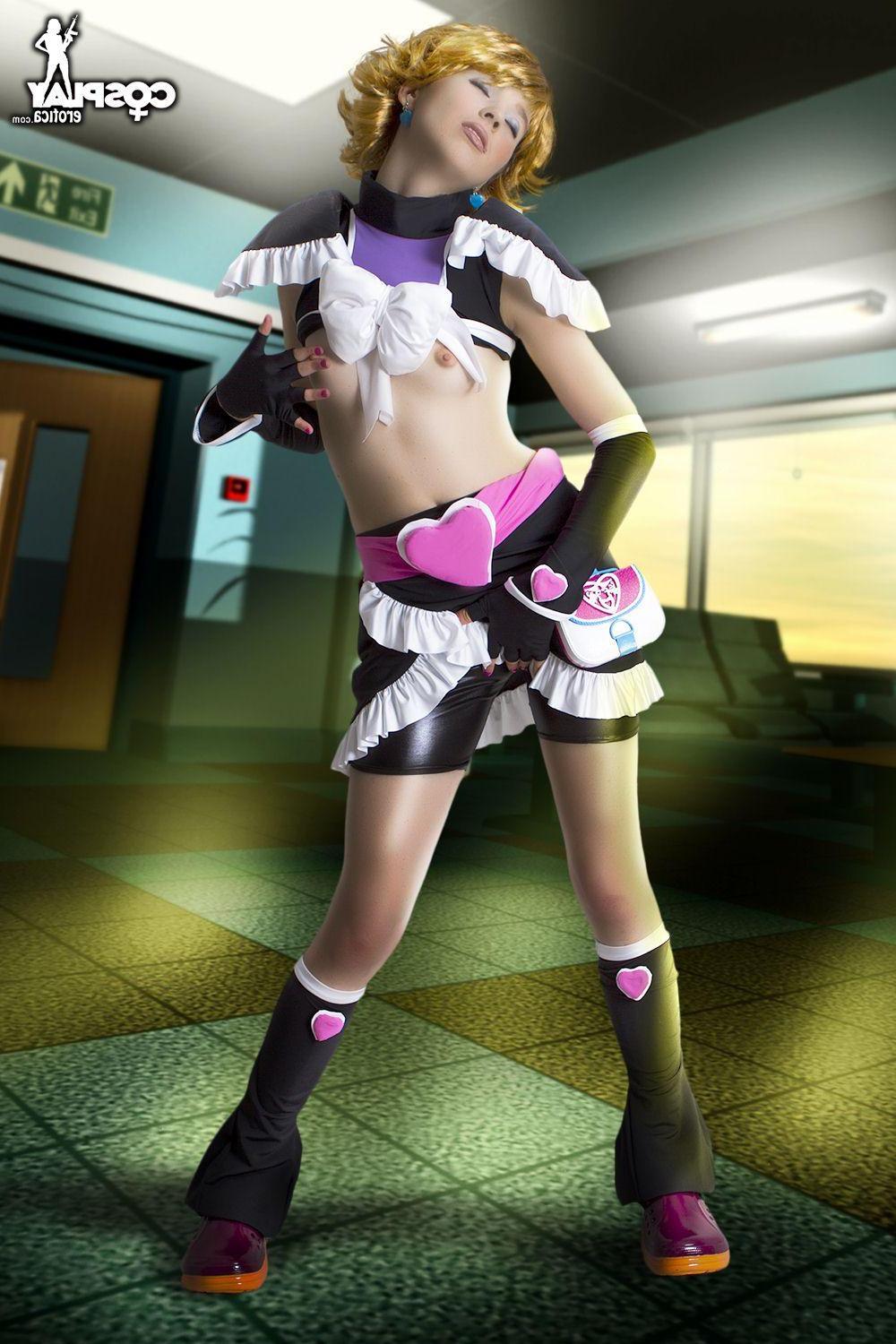 16P Sexy cosplayer Stacey gives some hot Pretty Cure anime fantasy