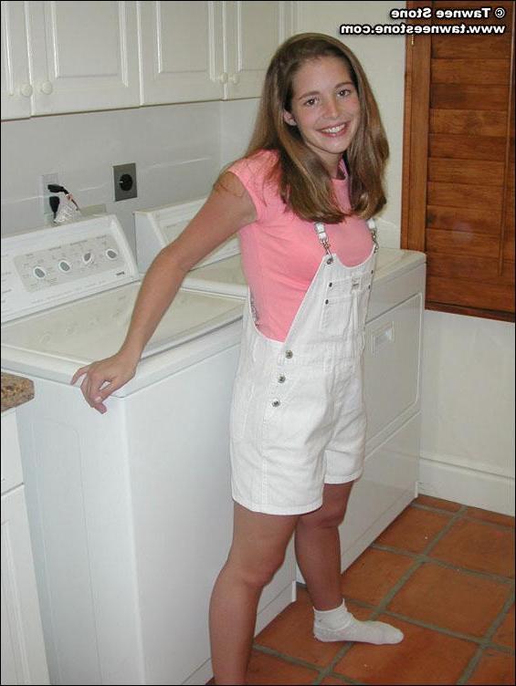 20P Pics of Tawnee Stone stripping in the laundry room