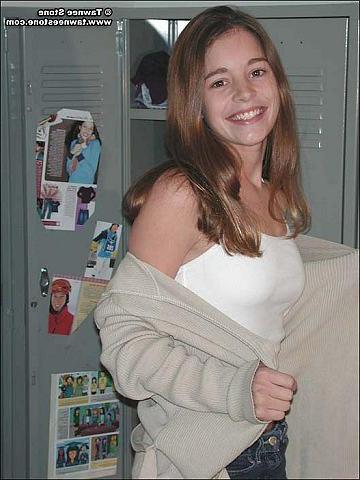 15P Tawnee Stone strips in the locker room