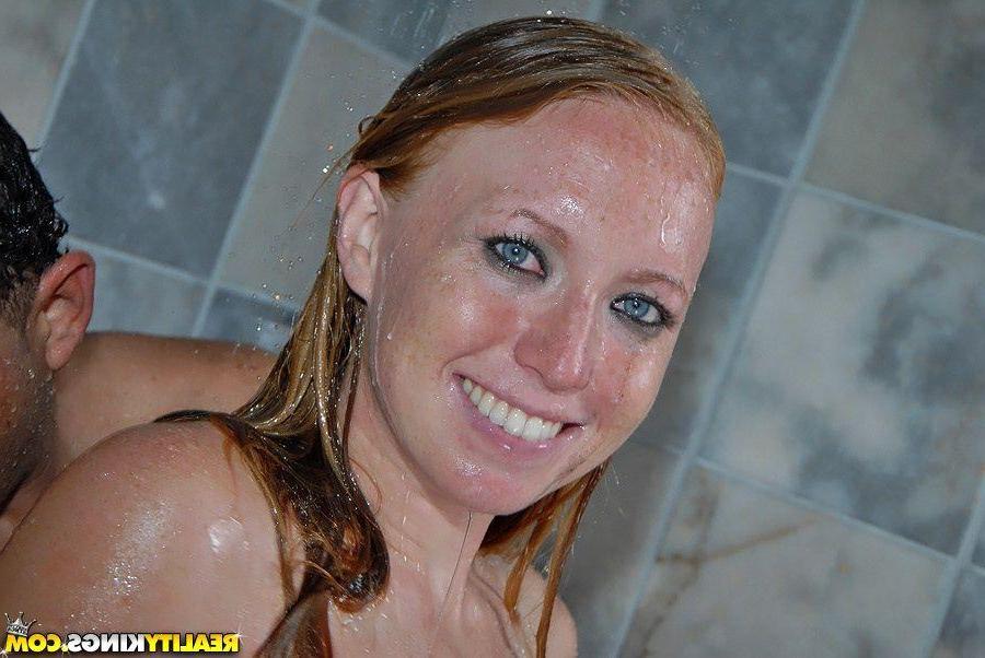 20P Pictures of Ami Emmerson getting her tight redhead pussy fucked hard