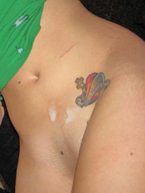 15P Pictures of a hot girlfriend getting fucked and jizz on