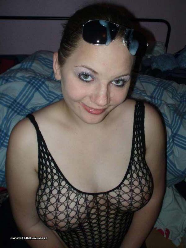 15P Pictures of a hot girlfriend getting jizzed on