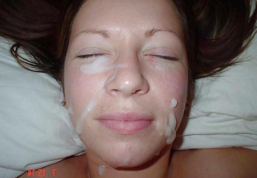 15P Cum Faces - Amateurs with spooge faces