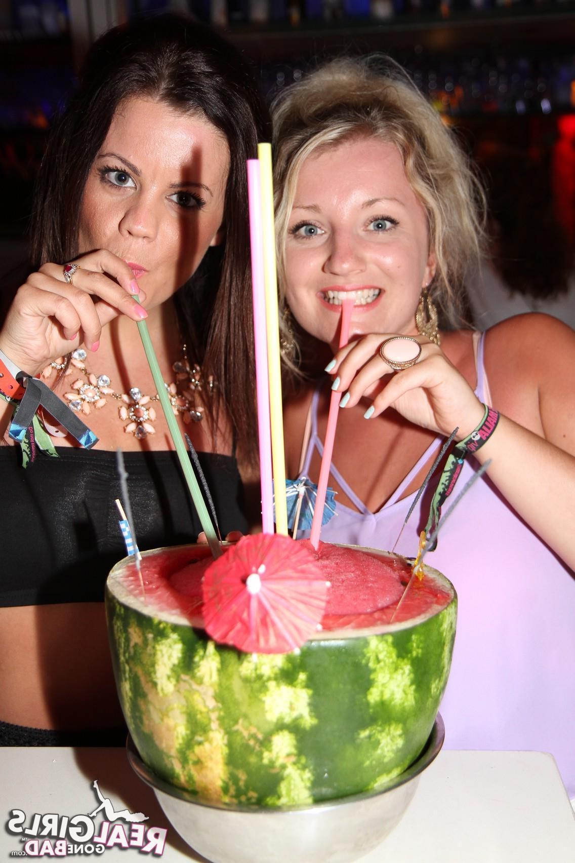 12P Hot college girls get naughty on a bar crawl