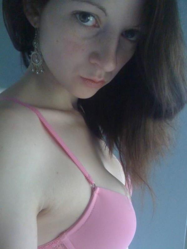 14P Brunette babe flaunts her tight body in lingerie
