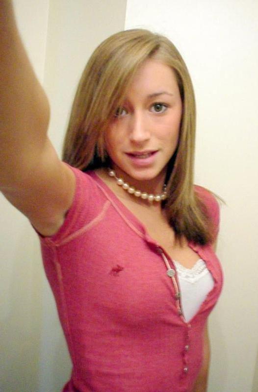 14P Blonde amateur chick teases by posing sexy