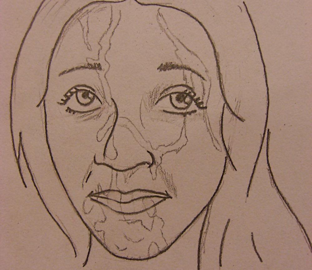 6P Gesichtsbehandlungen mit Bleistift