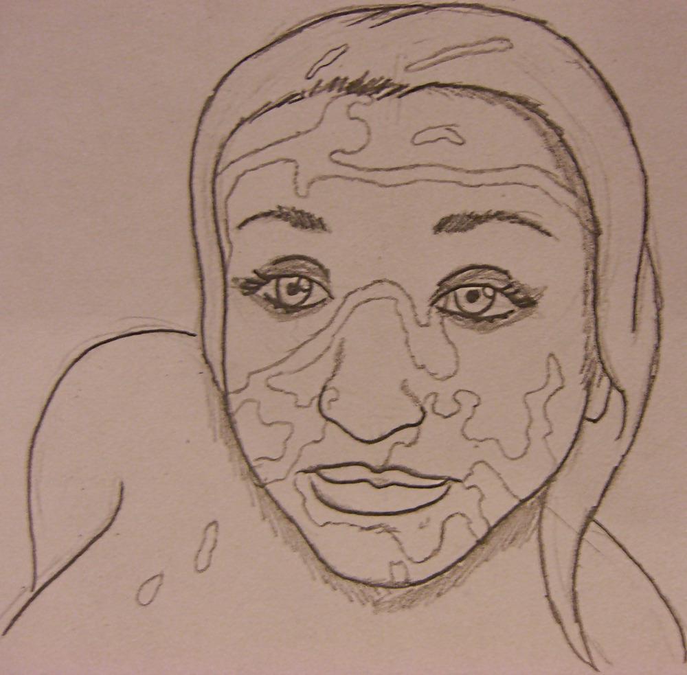 6P Gesichtsbehandlungen mit Bleistift