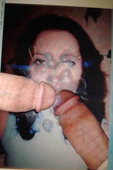 11P My cock and cum on my girl pic