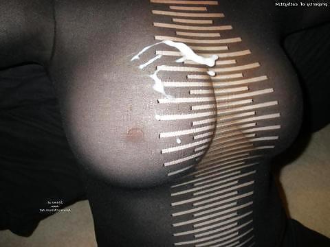 18P Cum on clothes