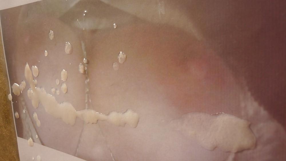 7P Freakstah's tits get a cum bath from TosserTim