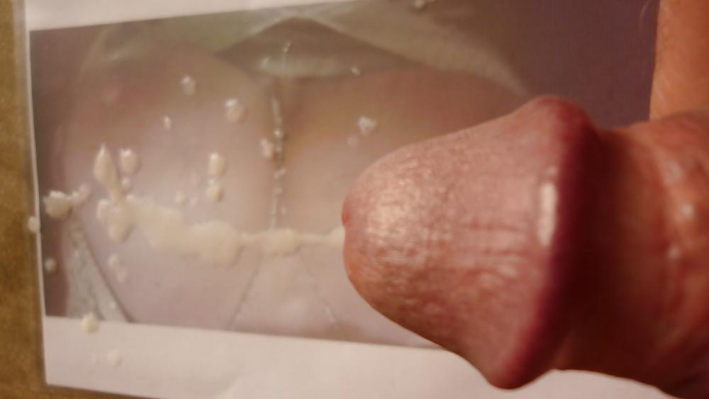 7P Freakstah's tits get a cum bath from TosserTim