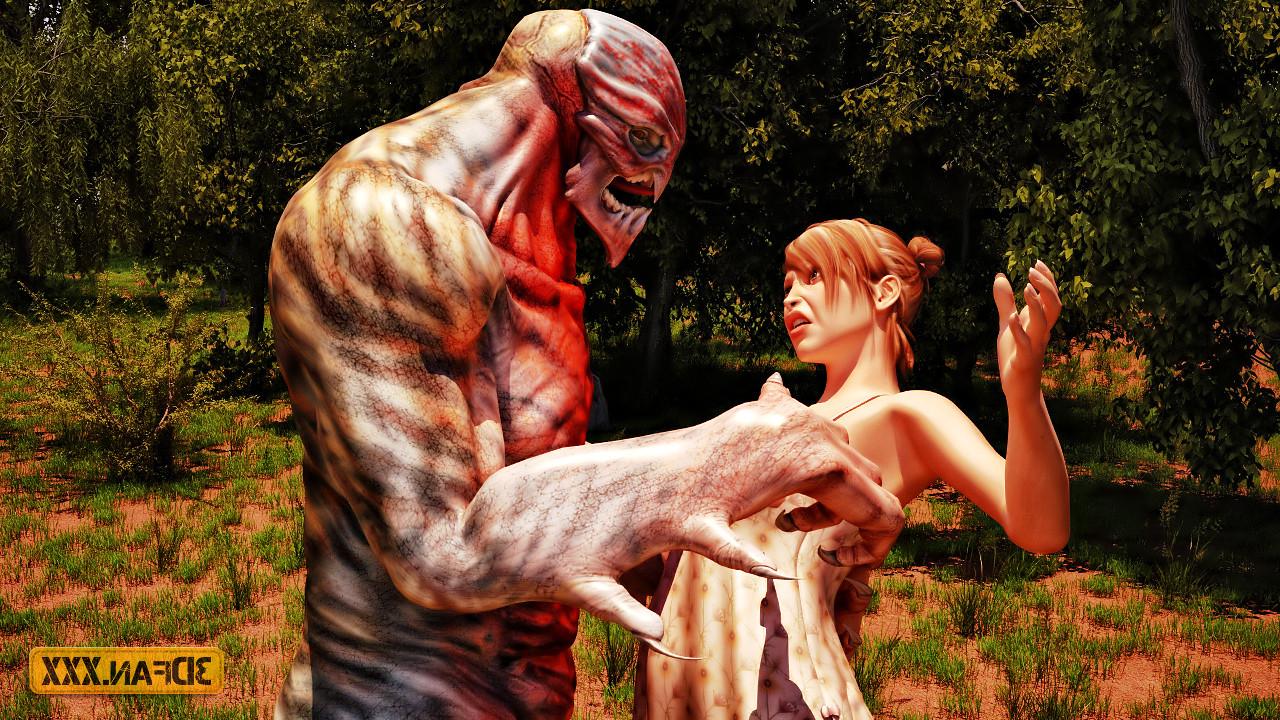12P Monster fucks girl