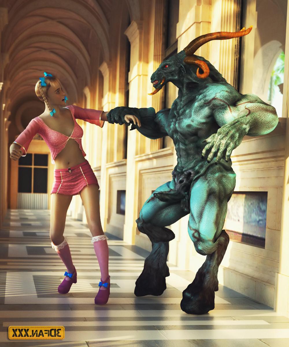 12P Monster fucks girl