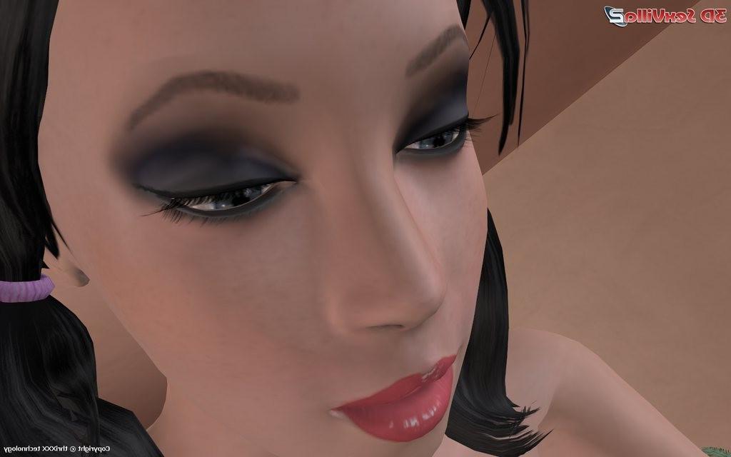 16P 3d animated threesome ending with a nice facial