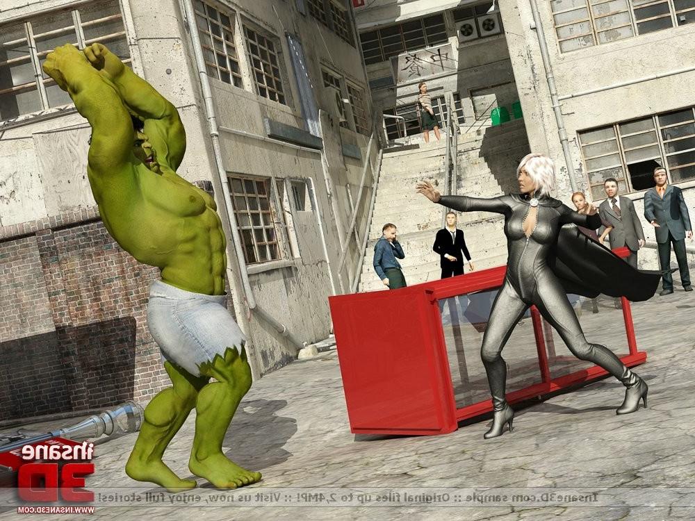 8P 3d sex pictures with monster Hulk