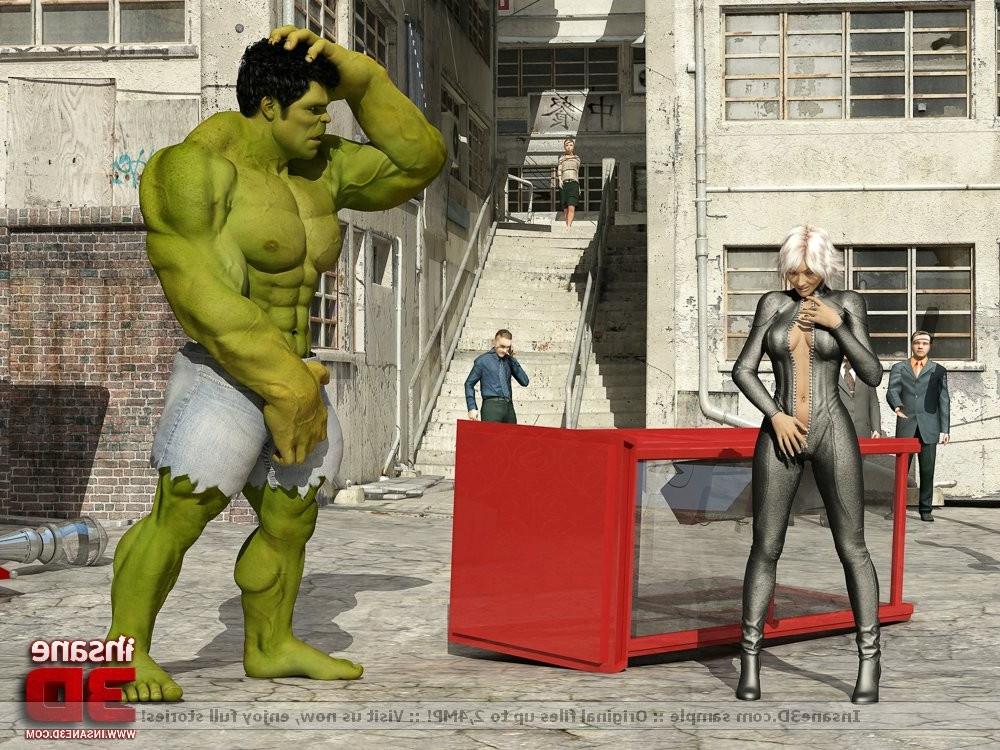 8P 3d sex pictures with monster Hulk