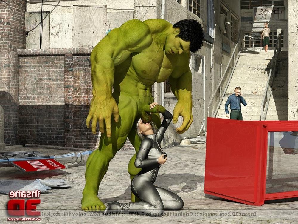 8P 3d sex pictures with monster Hulk