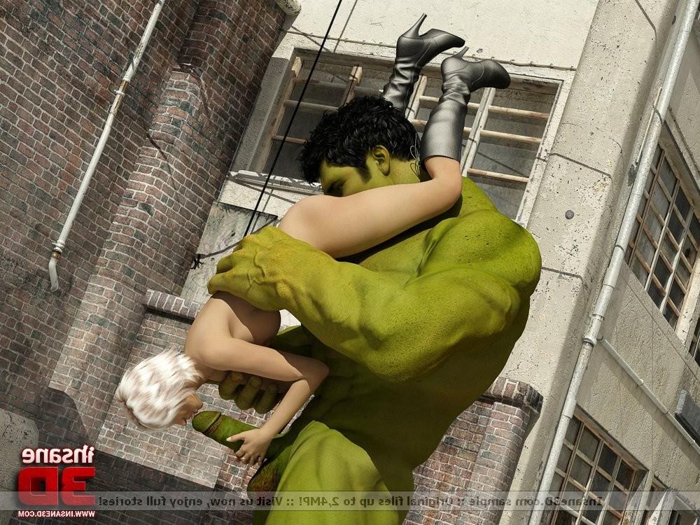 8P 3d sex pictures with monster Hulk