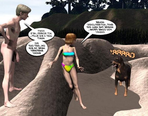 15P teenage huge cock on a beach 3D porn cartoon story adult comics