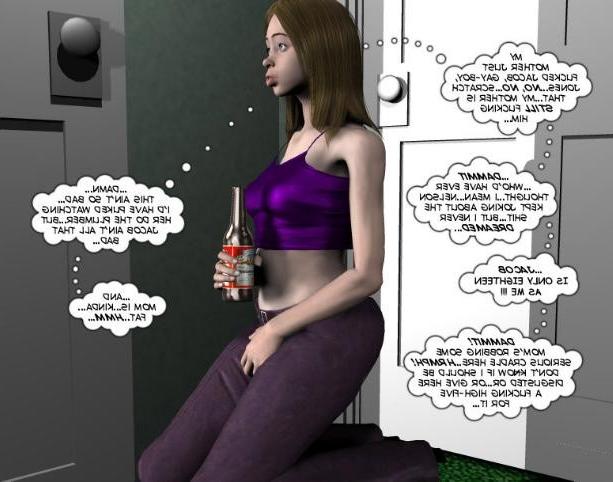 16P 3D anime comics about lecherous mature housewife innocent teen