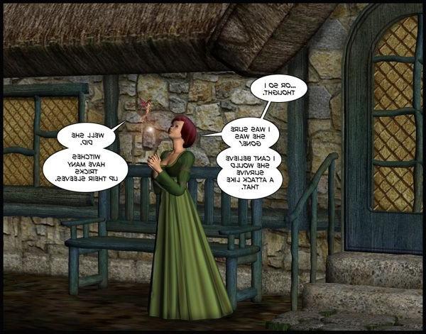 16P Nude pretty elf 3D anime cartoons about young redhead petite