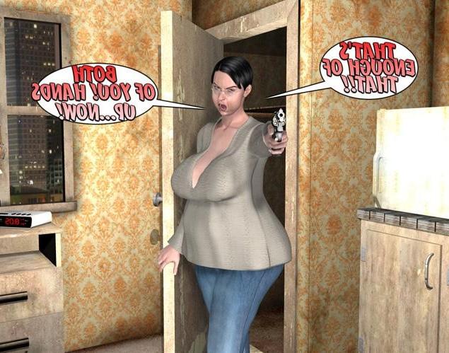 16P sex comics 3D anime pregnant black chubby cartoon housewife