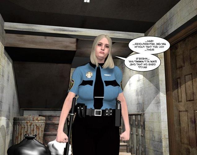 16P 3D xxx comics anime big tits fat chubby mature blonde police