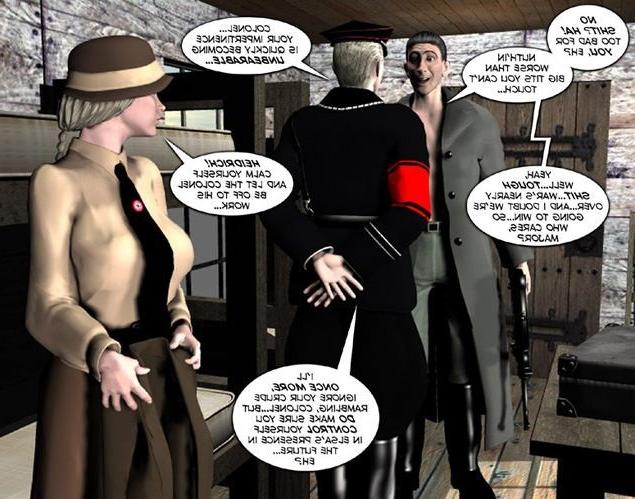 16P 3D comics anime about bizarre hardcore couple in military unifor