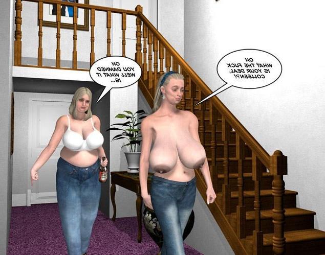 16P Caught in toilet 3D sex comics anime fat chubby toon 3d hentai c