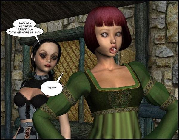 16P Lesbian witch kingdom 3D anime comics fetish cartoons 3d hentai