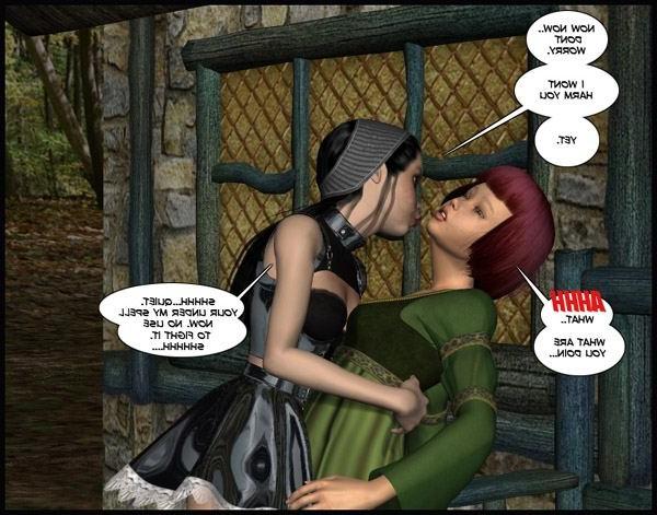 16P Lesbian witch kingdom 3D anime comics fetish cartoons 3d hentai