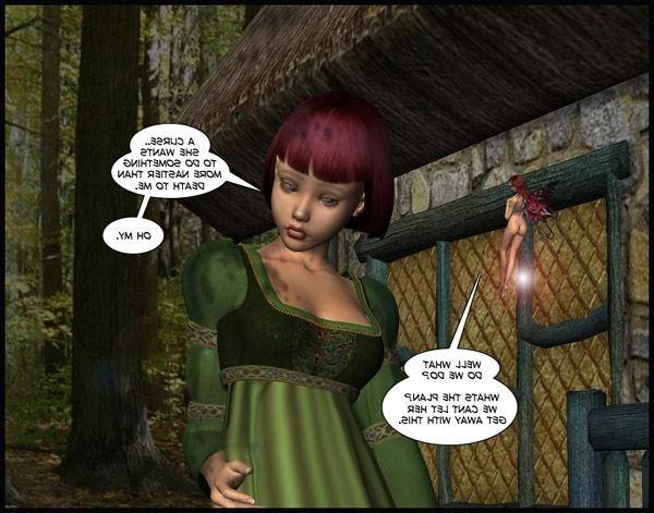 16P Lesbian witch kingdom 3D anime comics fetish cartoons 3d hentai
