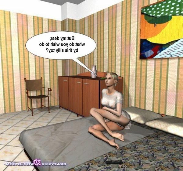 17P Surprising toy of lesbian couple 3D hentai comics