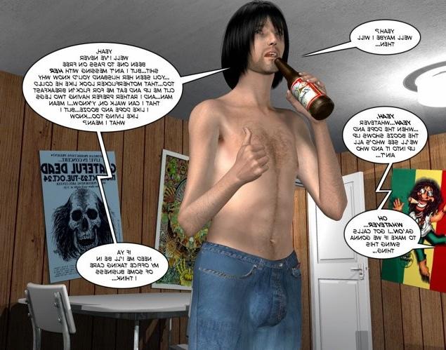 16P Lustful neighbours of 3D pregnant chick anime comics