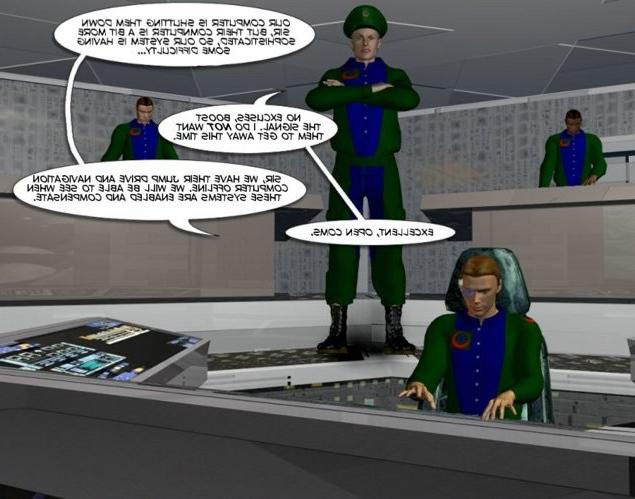 16P Space amazons under arrest 3D porn comics