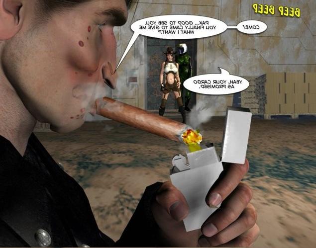 16P Space amazons under arrest 3D porn comics