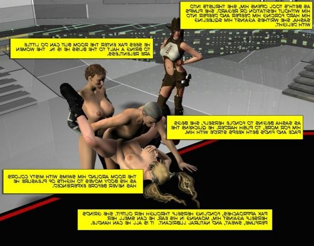 16P Space amazons under arrest 3D porn comics