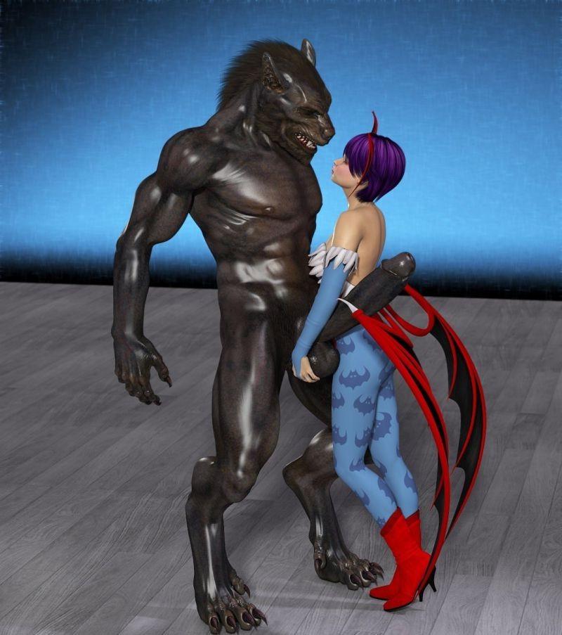 16P Two werewolves with huge cocks fucking two pretty teens