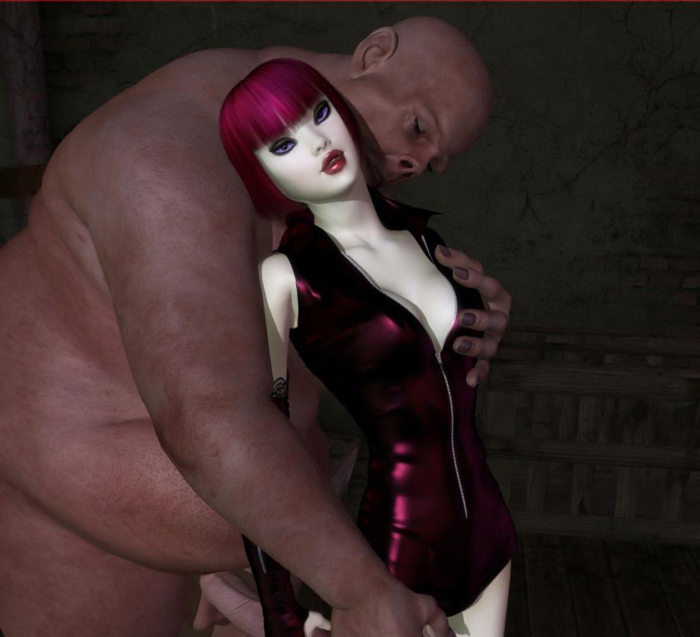16P 3d redhead teen gets hard fucked a gigant with huge cock