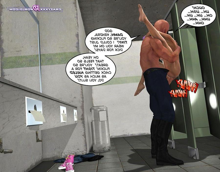 15P 3D comix schoolgirl forced by warden