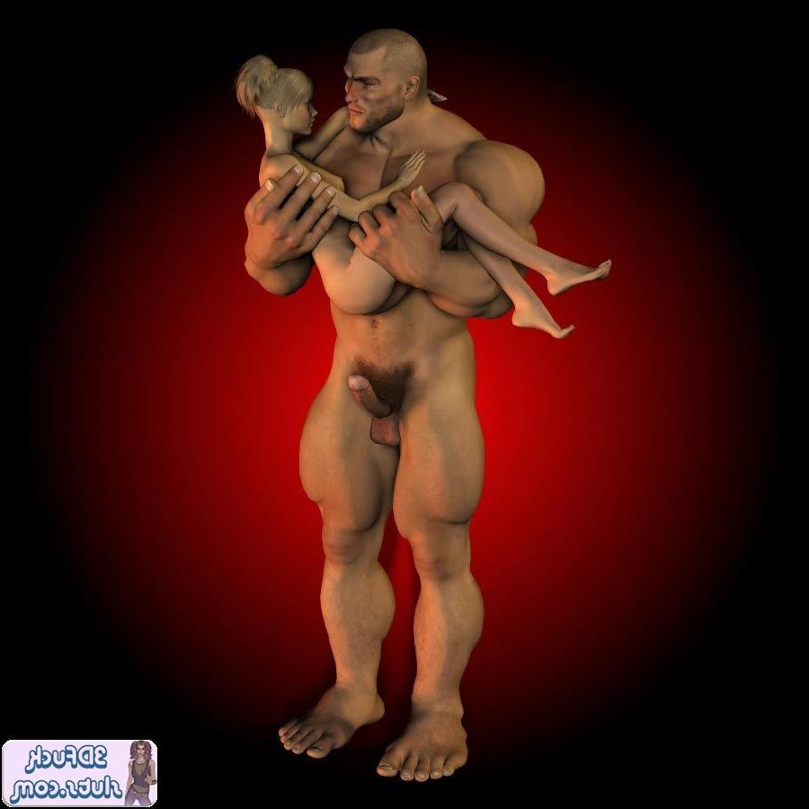 16P Large toon dude fucks girl